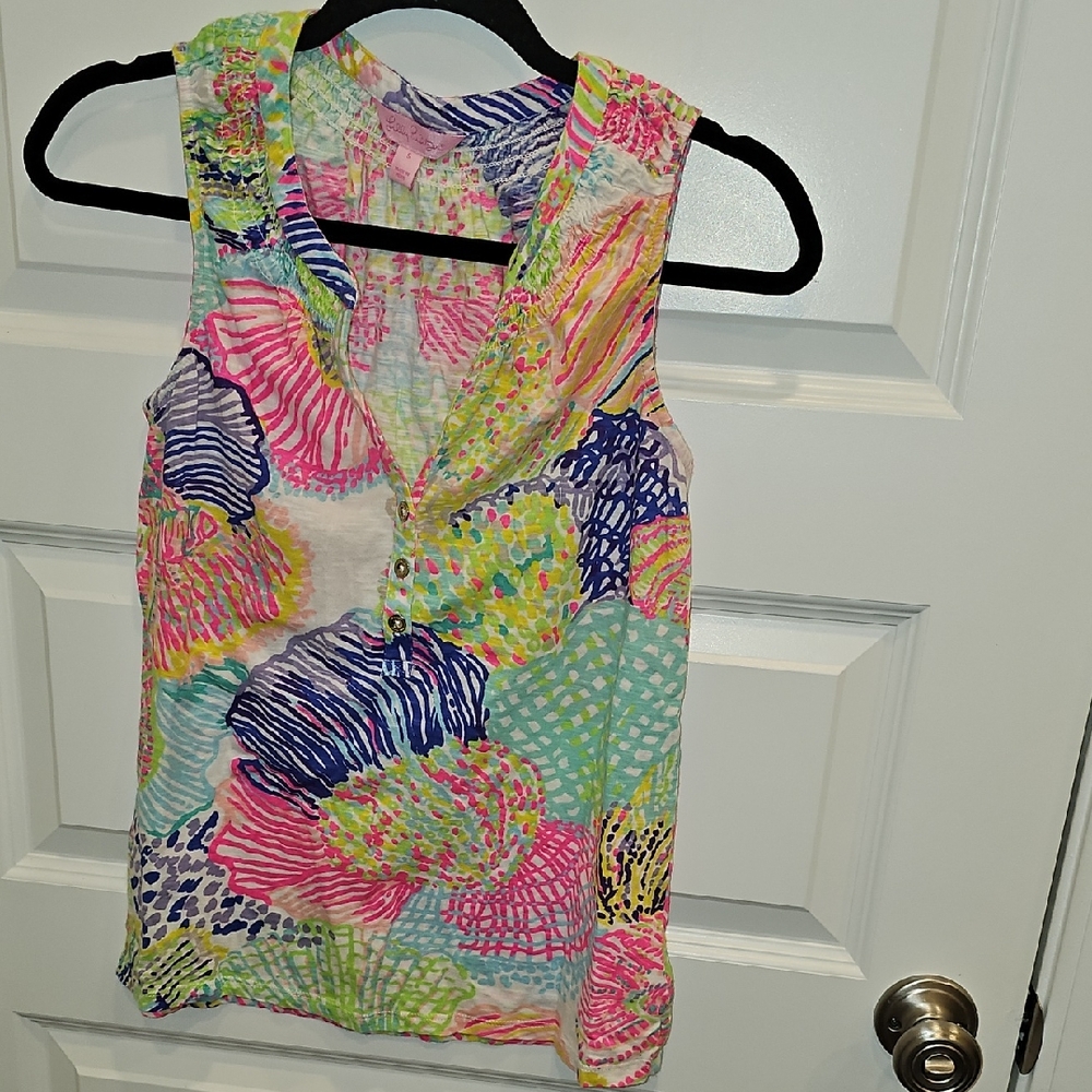 Lilly Pulitzer Essie Roar Of The Seas Top (S)